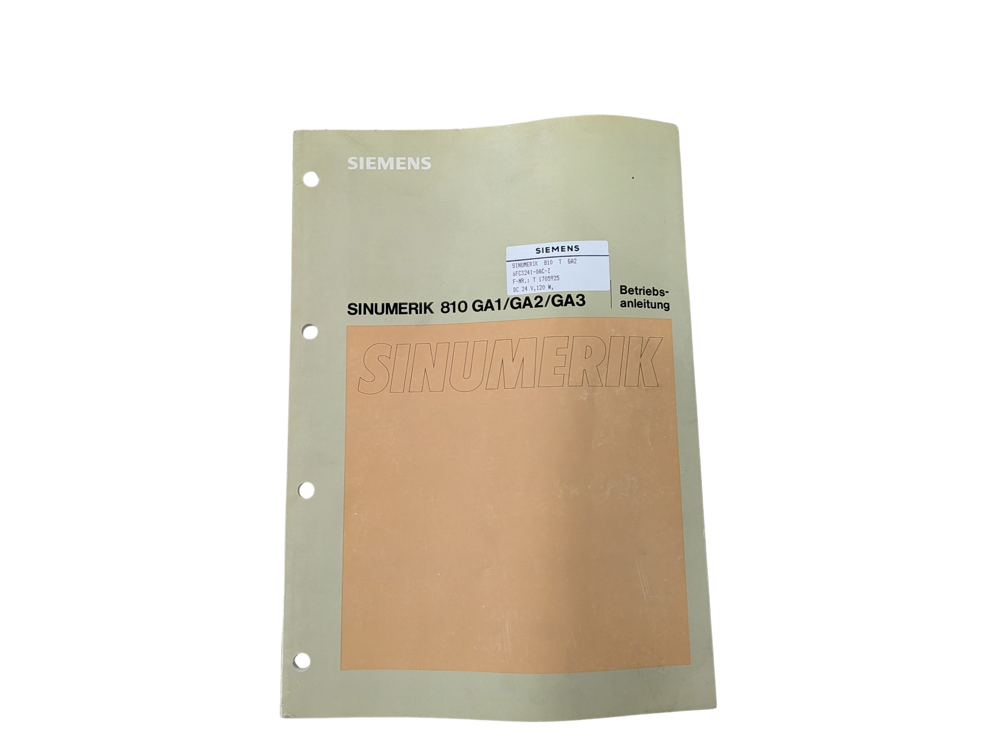 Sinumerik 810 T GA2 – DTR